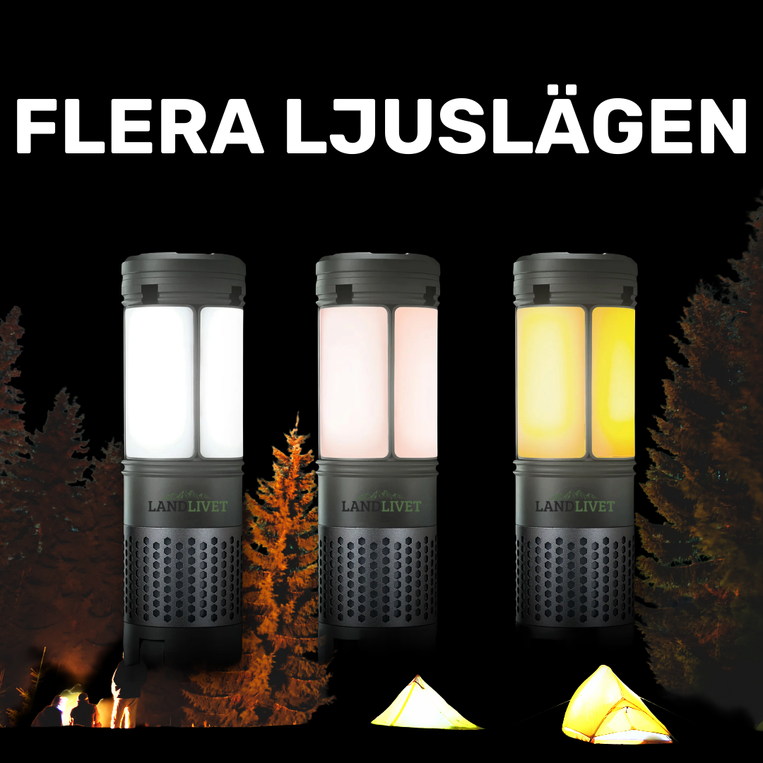 Landlivet™ Multilampa – Ljus för alla äventyr