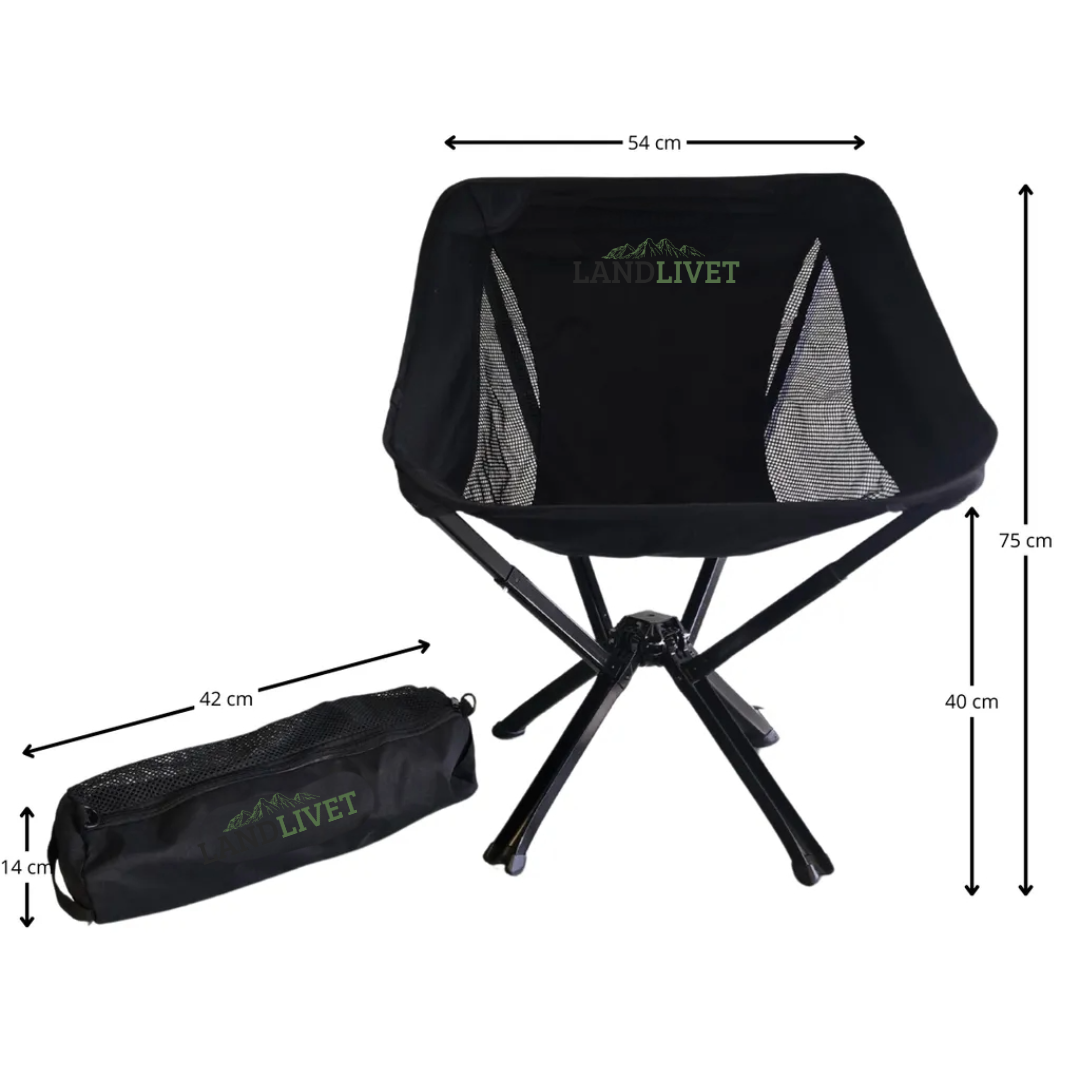 Kompakt campingstol – Landlivet™ Mini Explorer