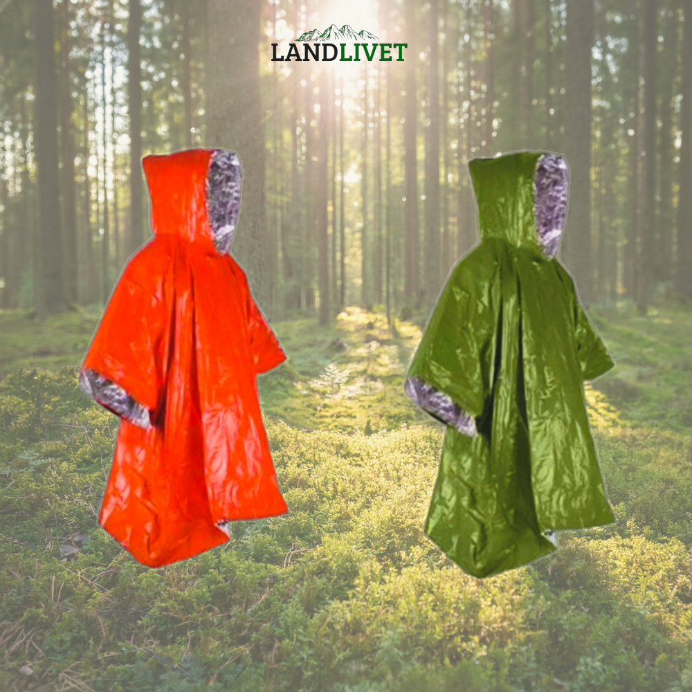 Kompakt nödponcho – Landlivet™ Survival Bivy 120g
